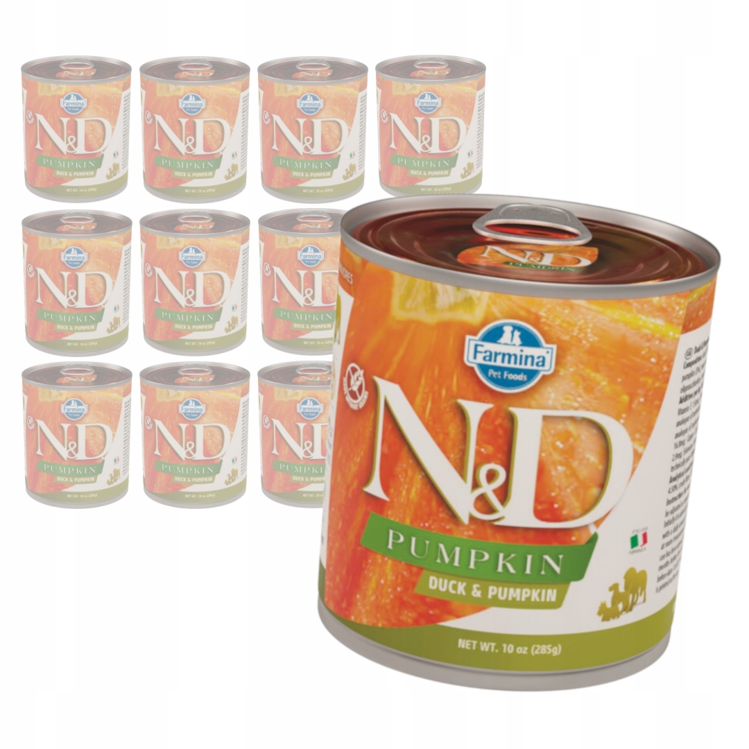 Farmina N&amp;d Dog Duck Pumpkin 12x285g Vlhké Krmivo pro psy Kachna s dýní