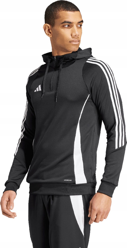 Pánská Mikina Adidas Tiro 24 Training S Kapucí Černá IJ9957 vel. S