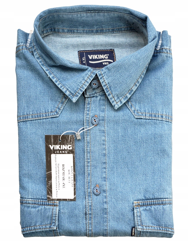 

Duża Koszula Jeansowa Viking (blue) 7XL
