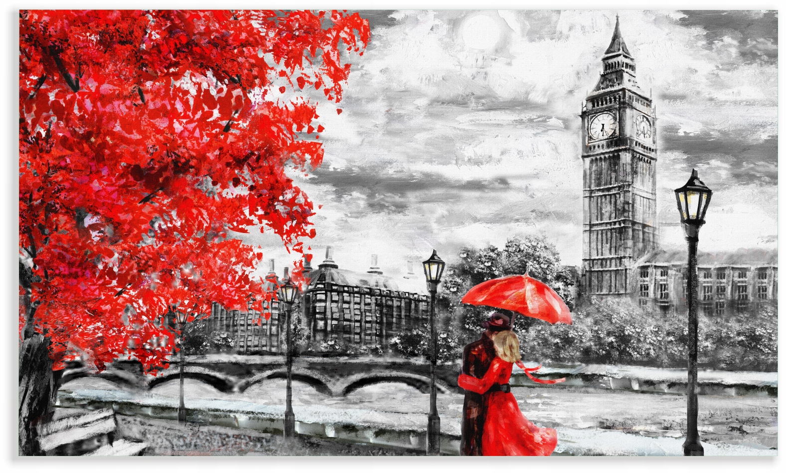 

Obraz na płótnie londyn big ben london uk 50x30