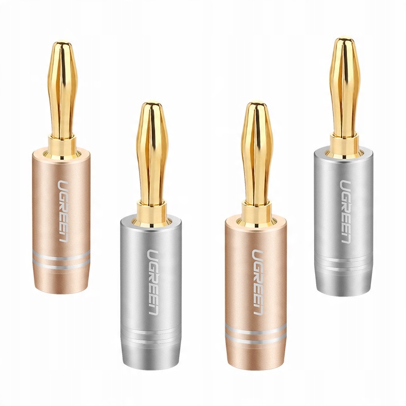 

Ugreen AV149 Banana Plugs gold plated, aluminium a