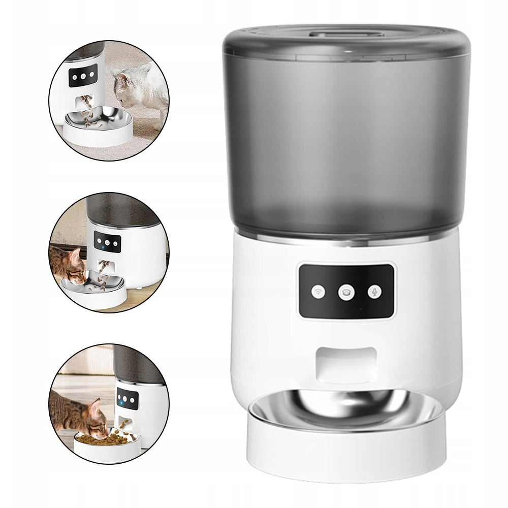 Podávací Miska 4 L Wifi Pro Kočky A Psy O Objemu 4 L, Snadno Nastavitelná