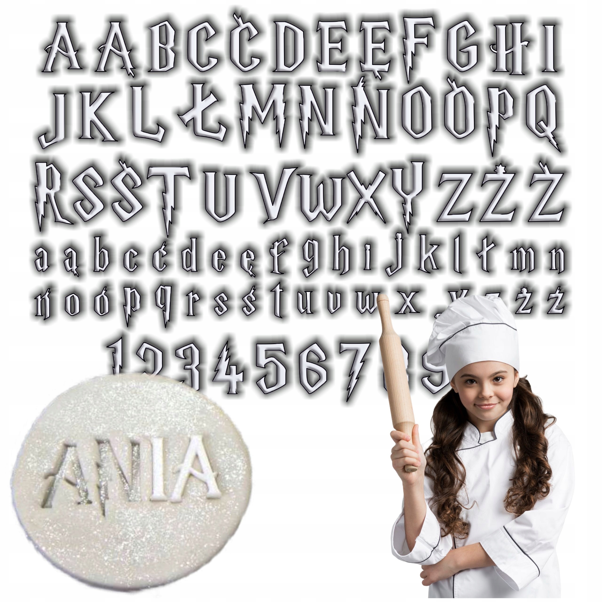 Stempelki Do Masy Cukrowej Na Tort Alfabet Organizer