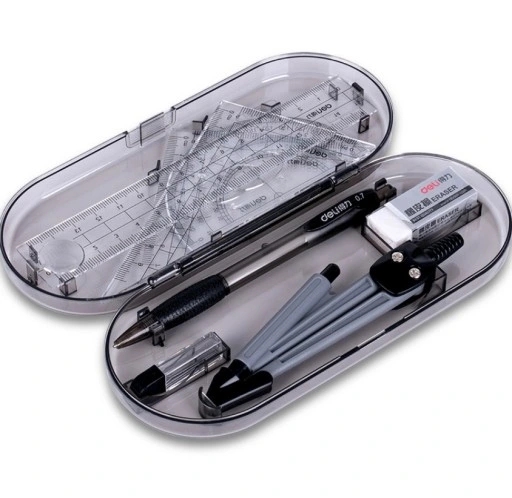 Zestaw kreślarski geometryczny 8 elementów cyrkiel Marka inny