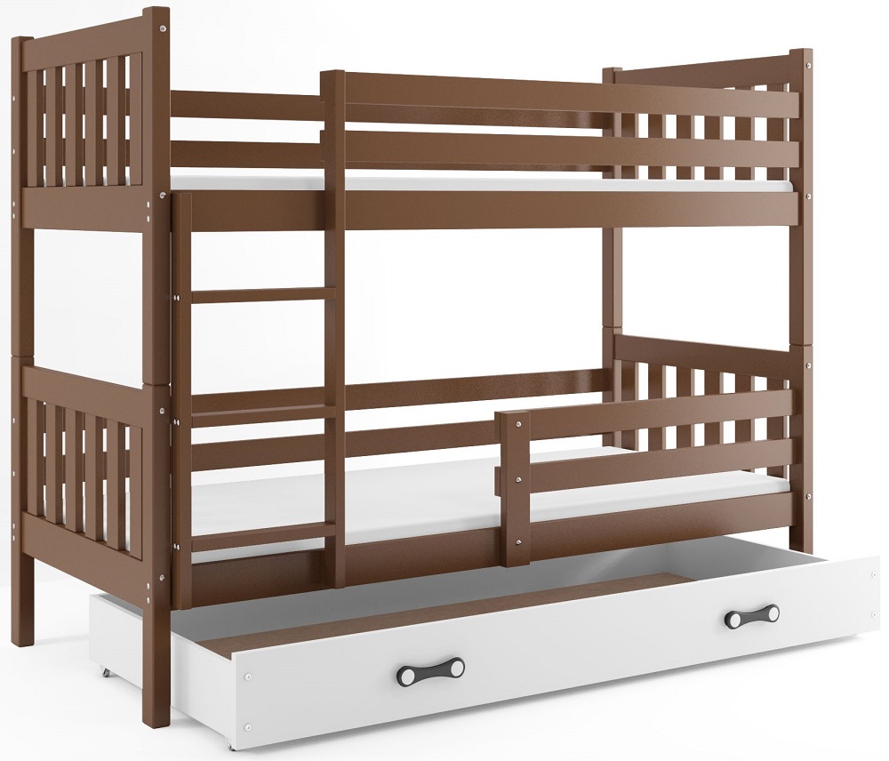 Двухъярусная кровать Карино 190x80 детские + КОНТЕЙНЕР