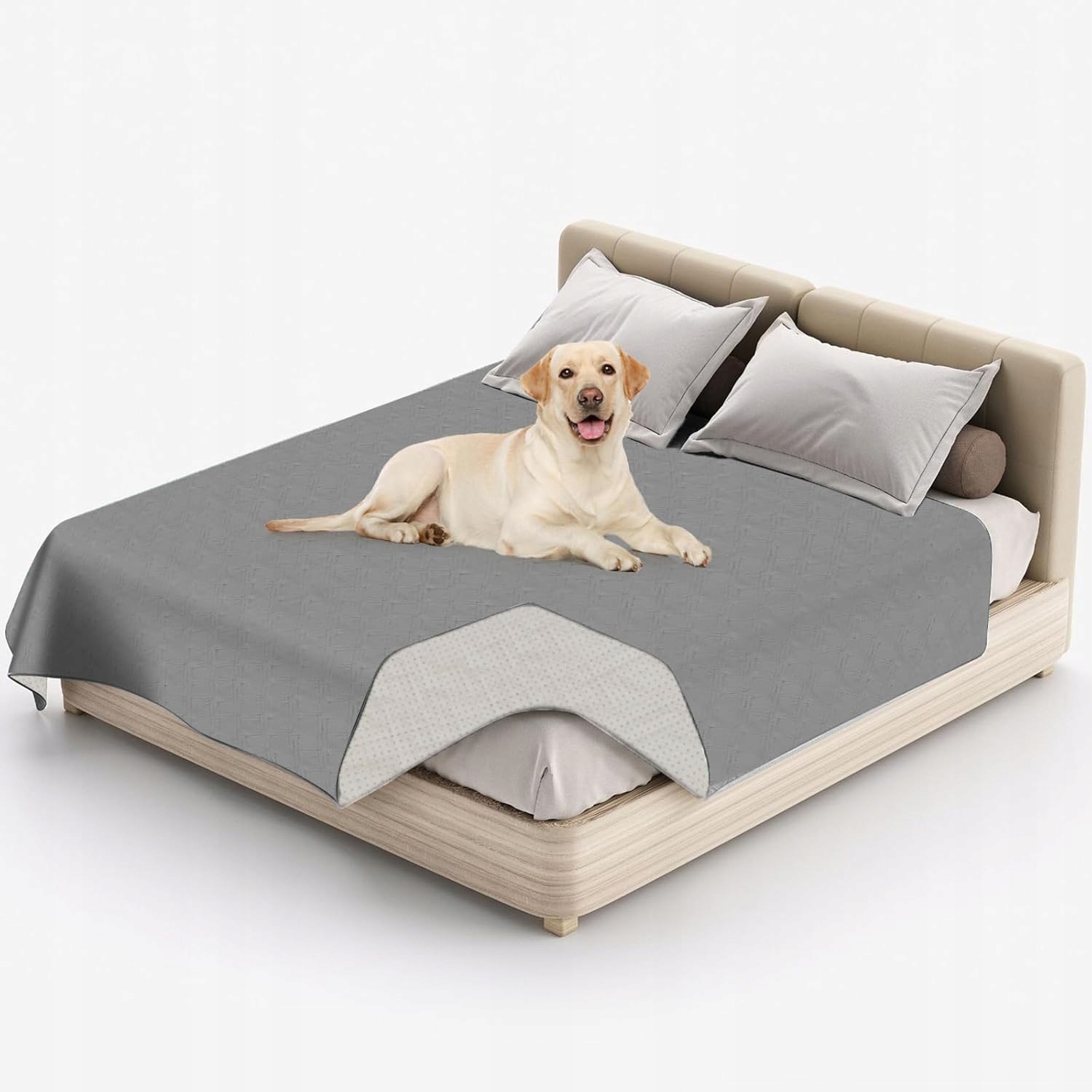 Mata ochronna na łóżko, dla psa, narzuta wodoodporna 97 x 190 cm