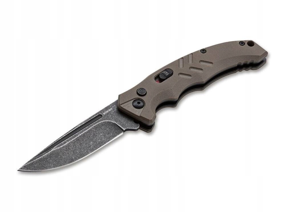 Nůž Boker Plus Intention II taktická ocel D2 7.8 cm Coyote