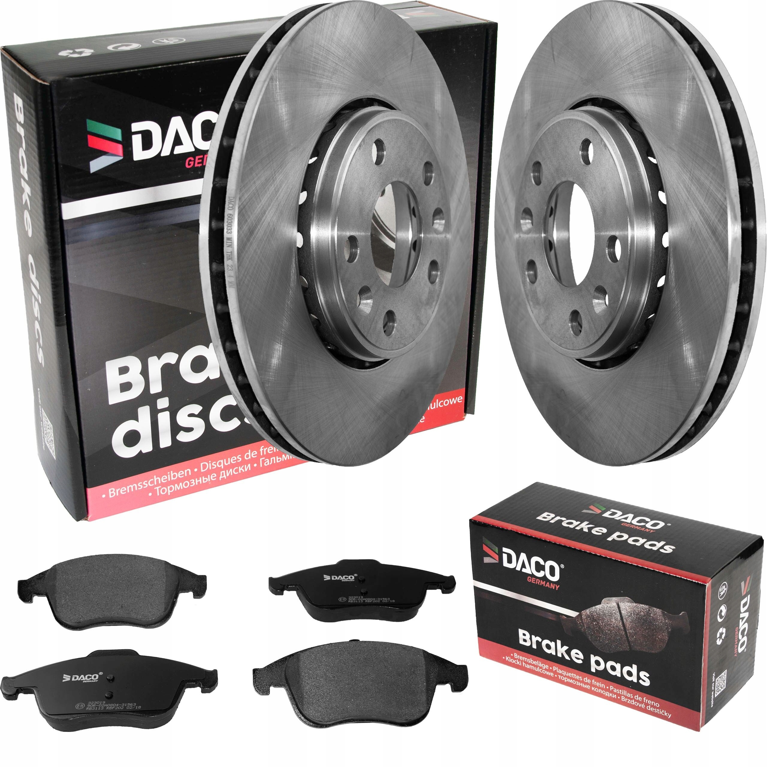 603033 - Диски + колодки Daco передня Laguna Scenic 296X26