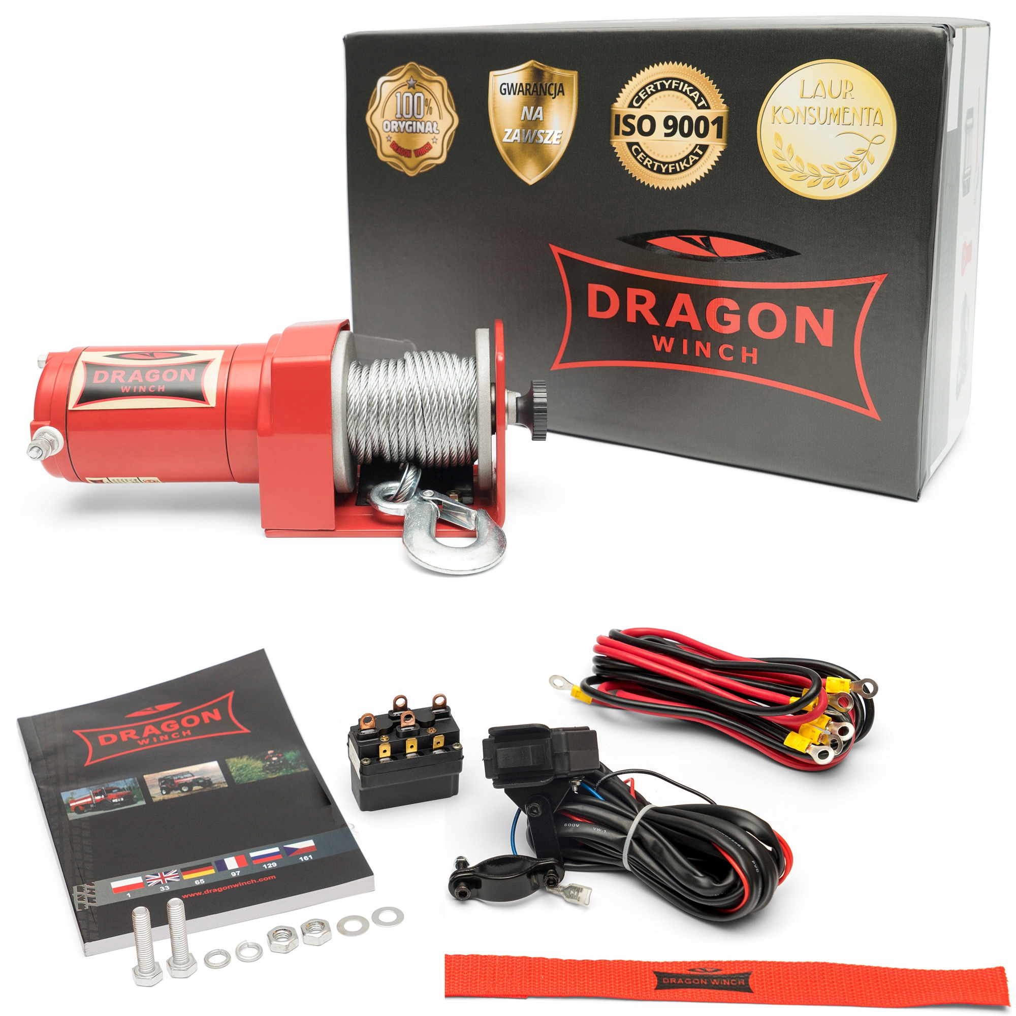 

Wyciągarka Wciągarka Dragon 2000 Do Quada PŁUGA12V