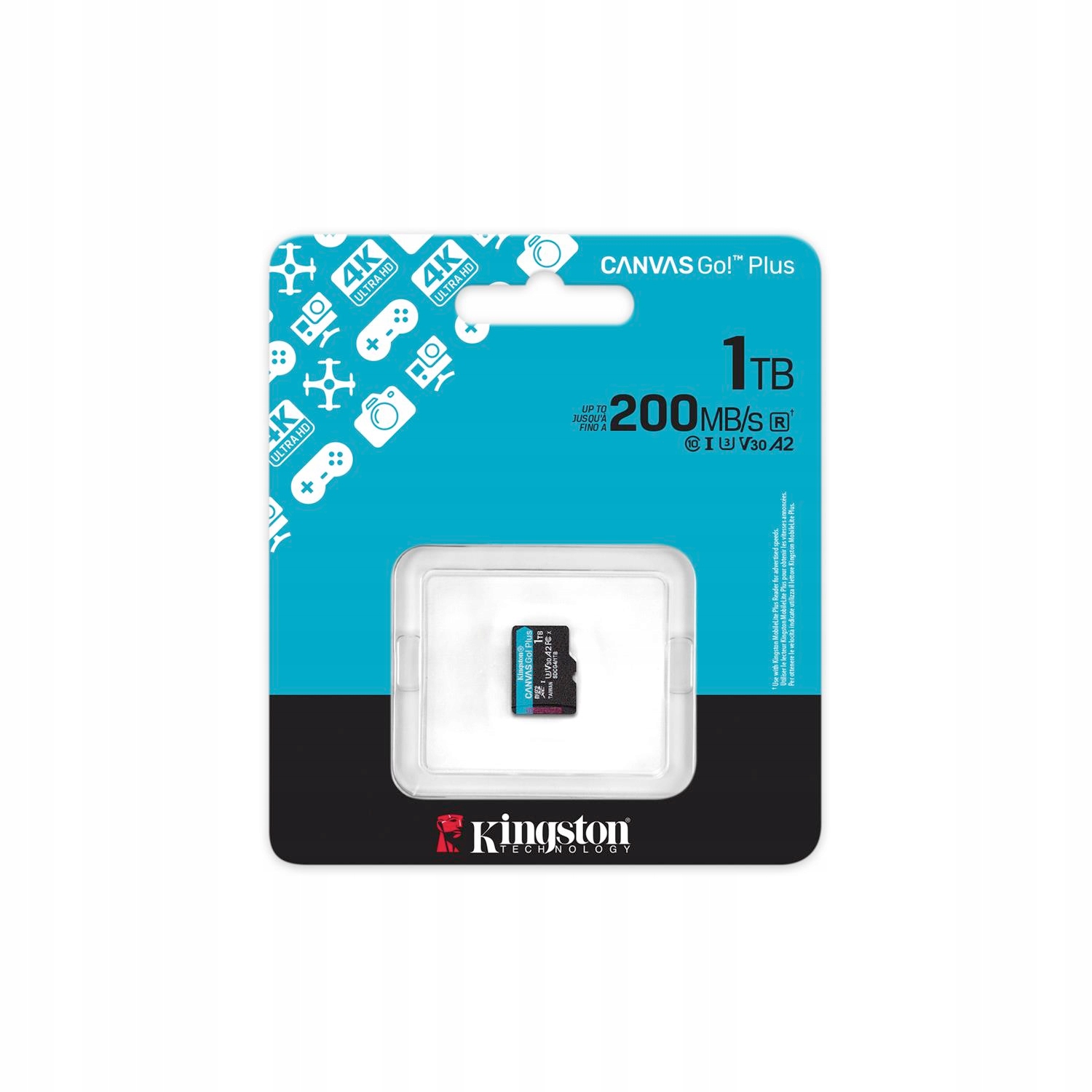 KINGSTON 1TB microSDXC Canvas Go Plus Gen4 200R A2 U3 w/o ADP — 5