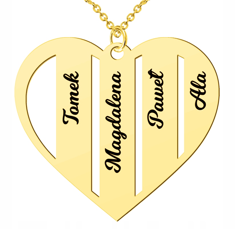 

Naszyjnik Z Imionami Dzieci Dla Mamy Babci