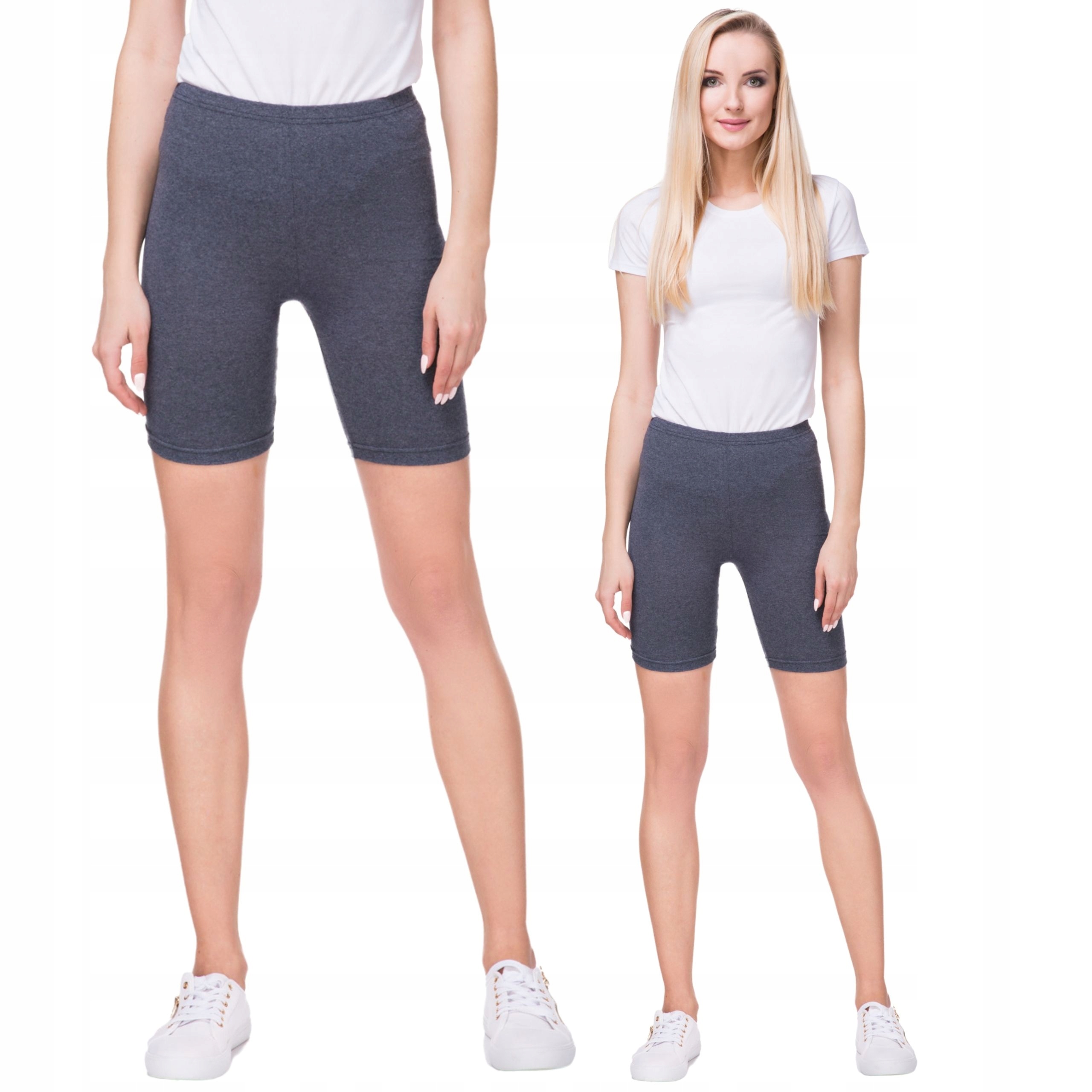 

Legginsy 1/2 Kolarki Damskie Krótkie Getry Lk- XL
