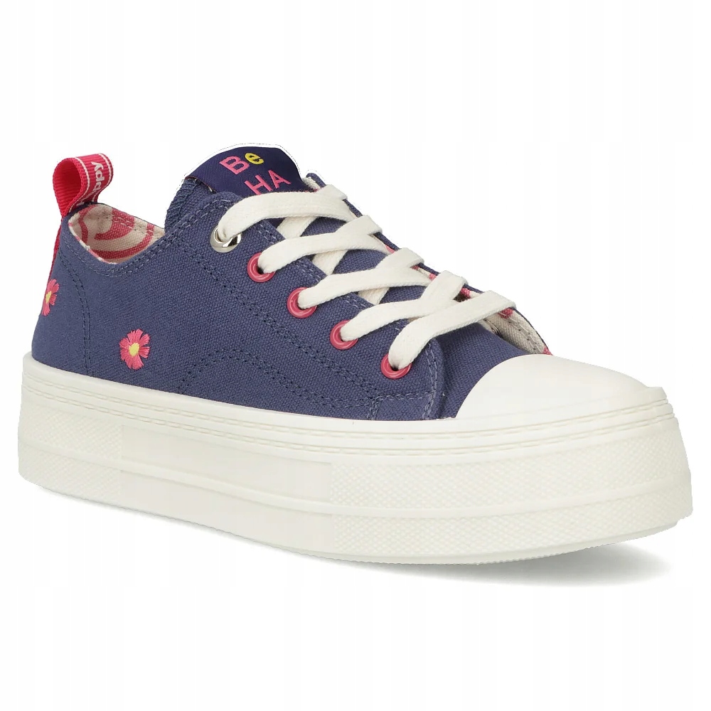 Buty sportowe damskie trampki Filippo na grubej podeszwie sznurowane r.38