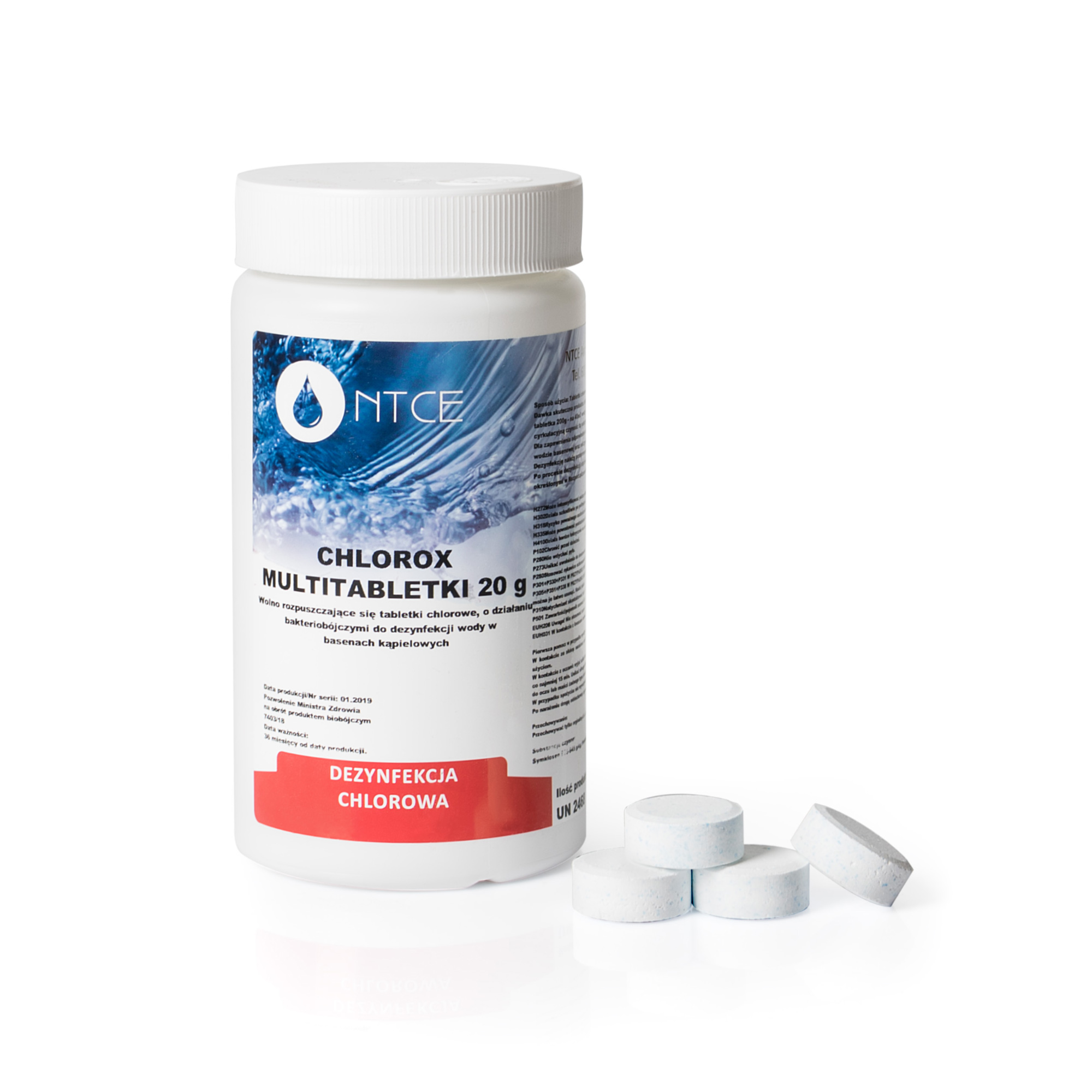 

Chlor Do Basenu Tabletki Multifunkcyjne 20g 1kg