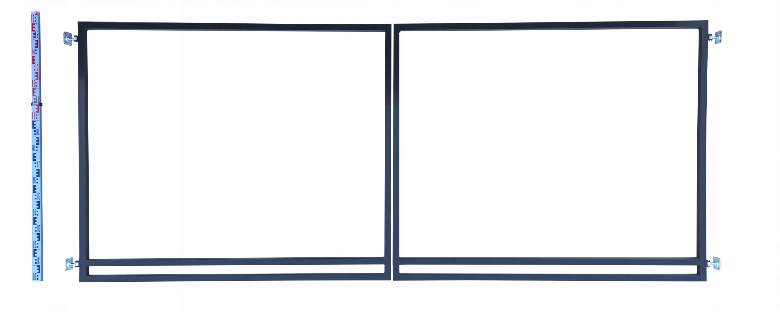 Brána Rama pro štafle a panely 160 cm grafit antracit RAL7016 štafle