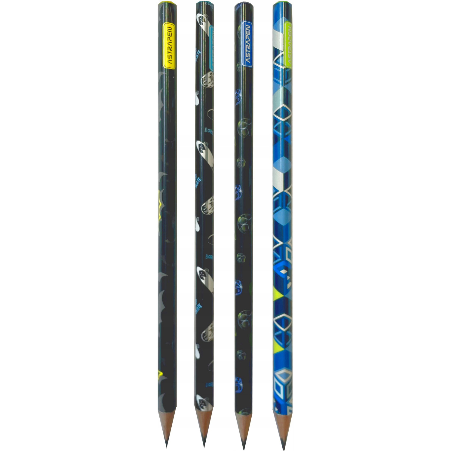 4 X ASTRA OŁÓWEK TRÓJKĄTNY HB Play