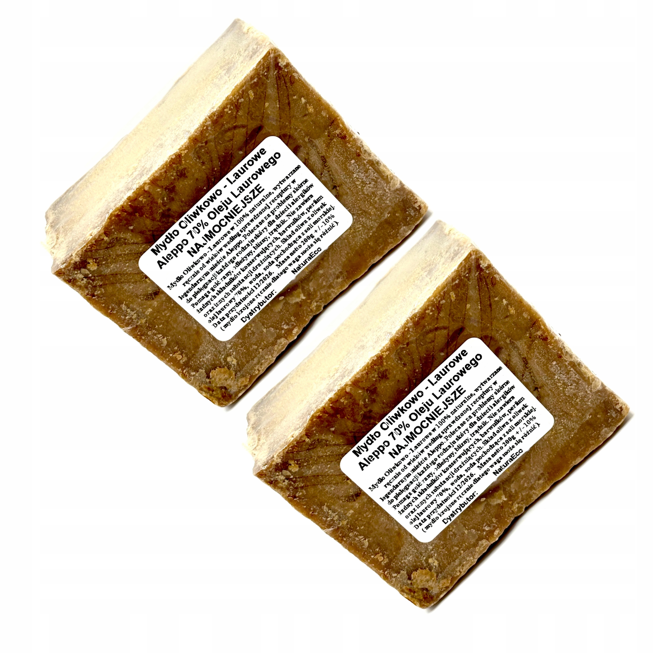 2 x Mydło Aleppo 70 % Lauru Extra Mocne Syria 200g poważne problemy skóry