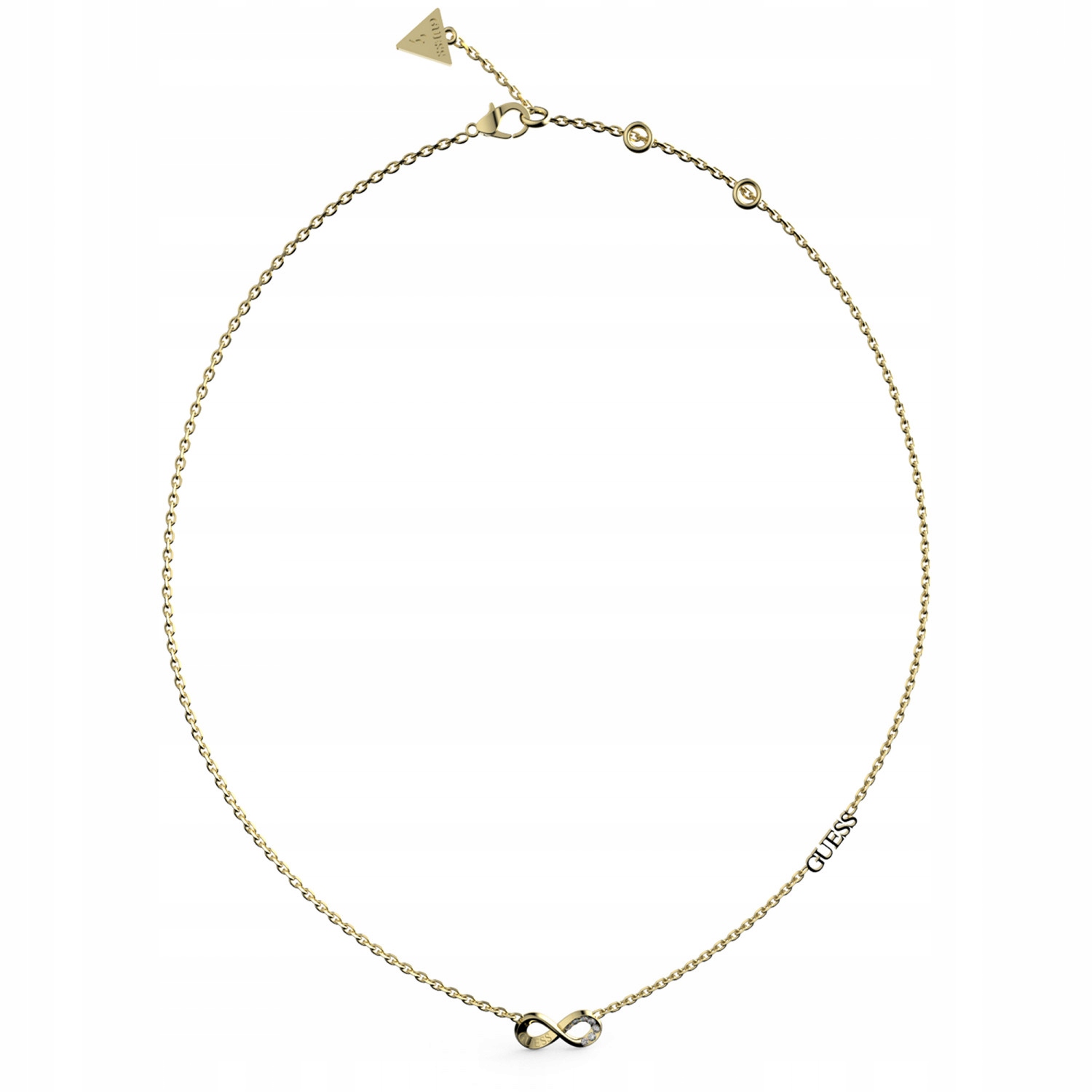 Dámský zlatý náhrdelník Guess nekonečno