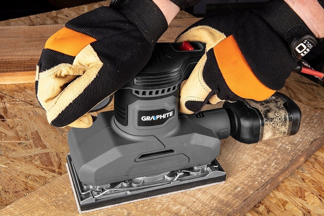 GRAPHITE Szlifierka oscylacyjna 260W 90 x 187 mm Kod producenta 59G326