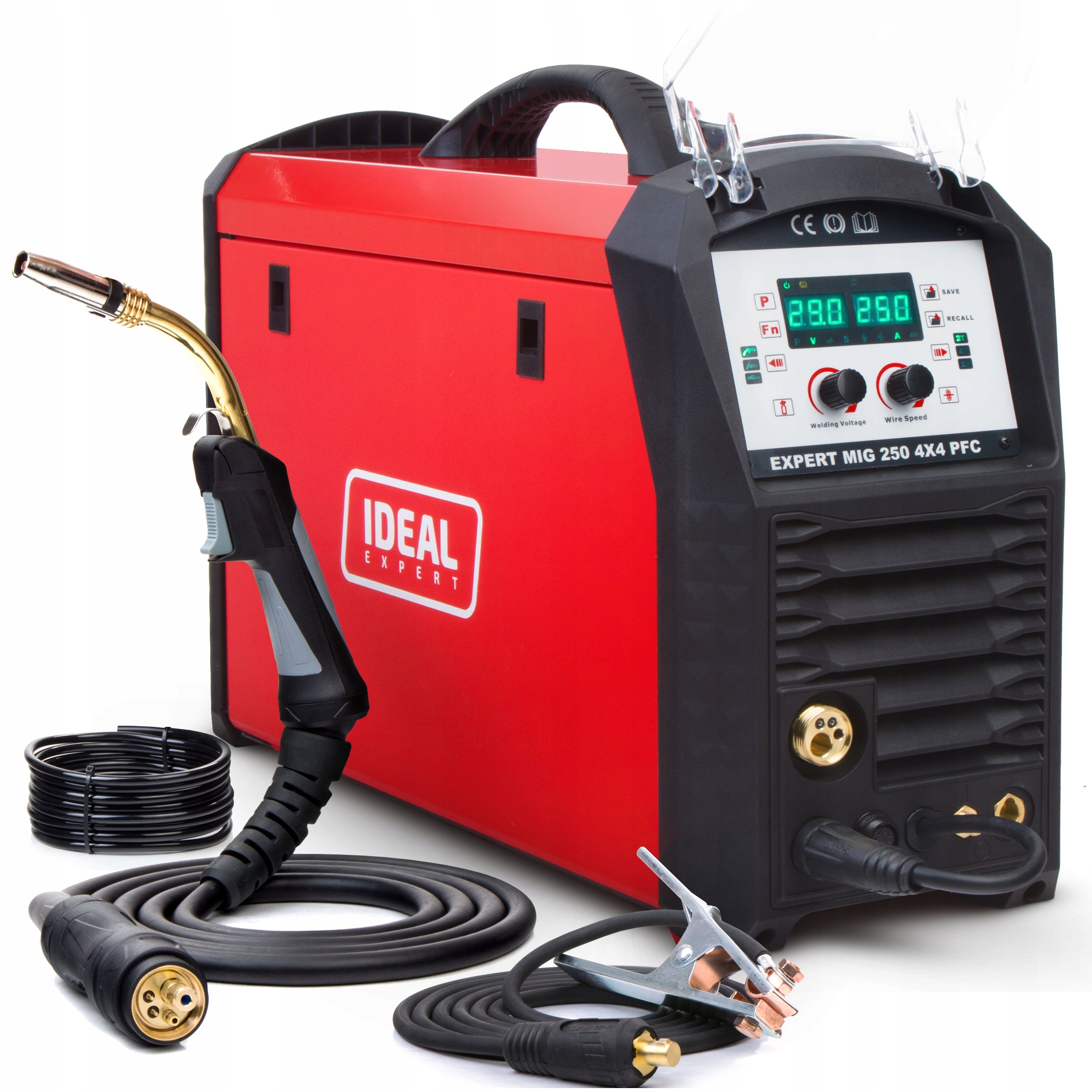 Poloautomatický Svařovací Stroj Ideal Expert Mig 250 Pfc Mig Mag Mma Tig 230V 250A