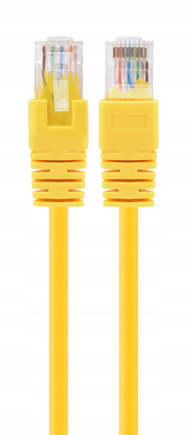 

Kabel sieciowy Lan RJ-45 Utp kat.5e żółty 1,5m