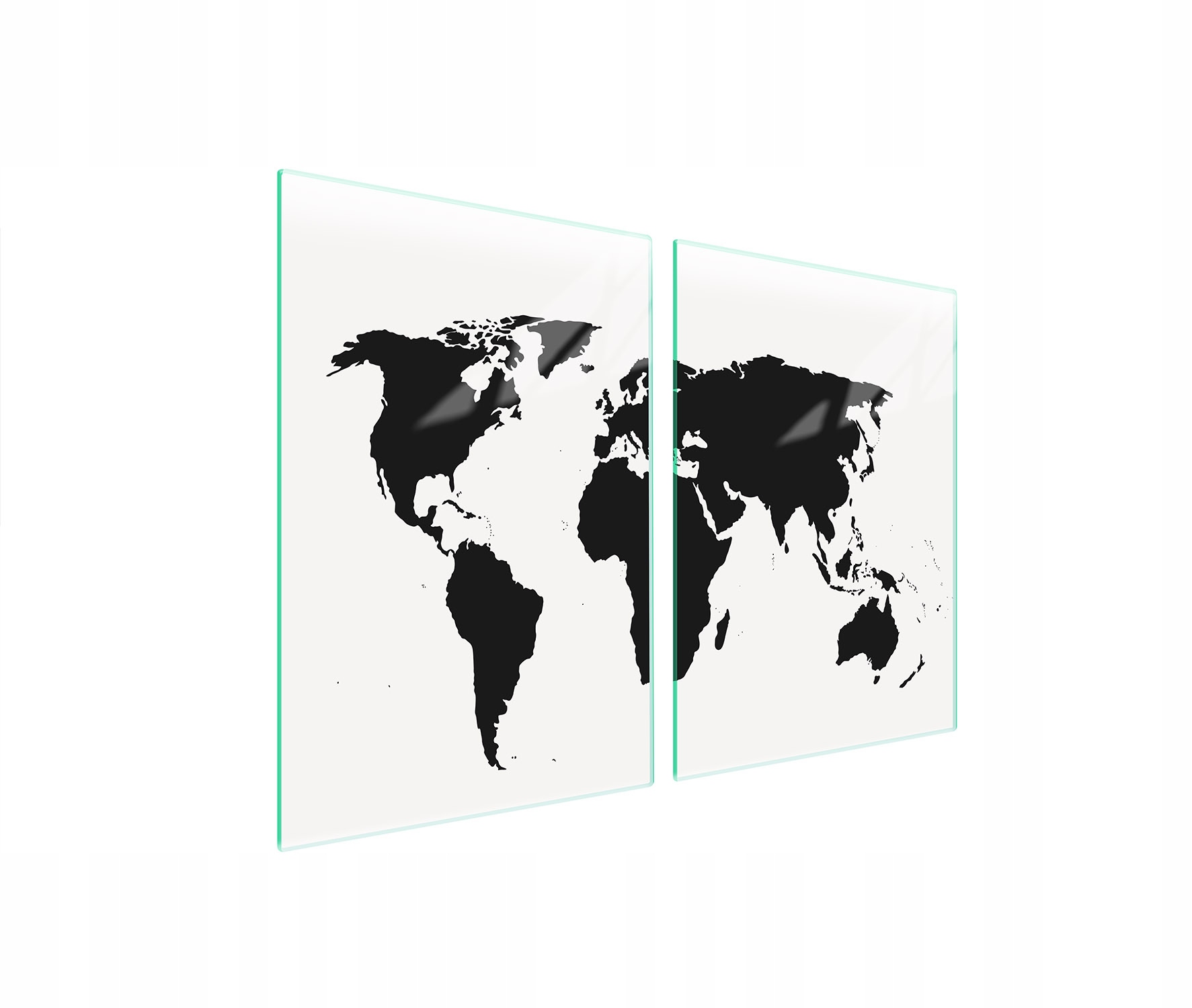Skleněná Ochranná Deska Do Kuchyně 2x45x52 Mapa Tvrzené Sklo