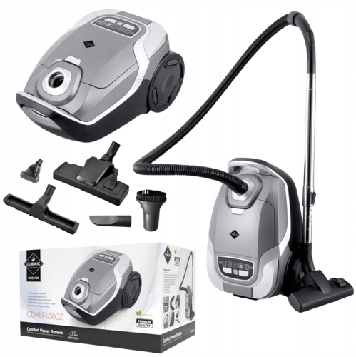 Odkurzacz workowy Columbiavac OSC3100 filtr Hepa reg. mocy 800W, zasięg 10m