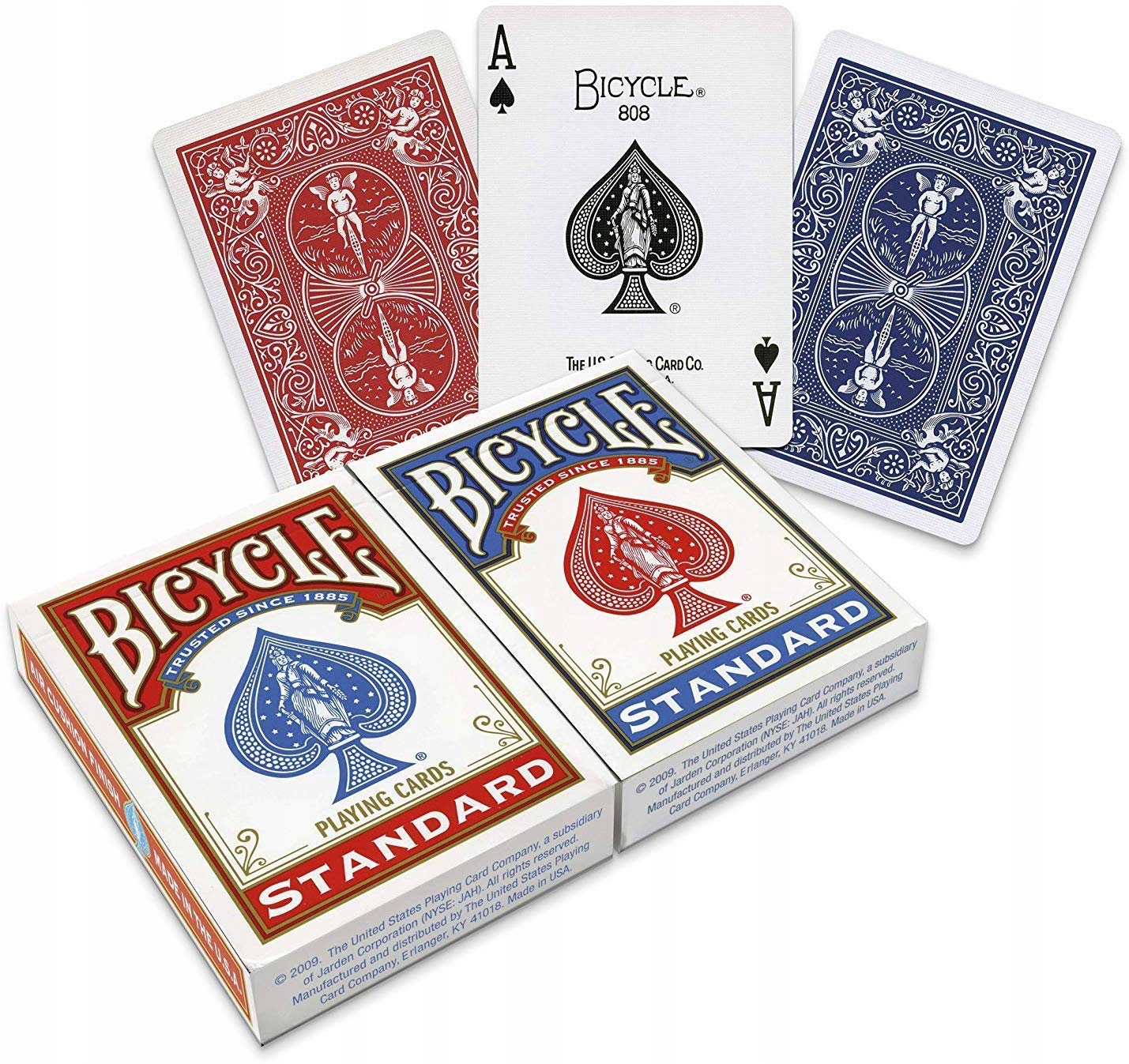 BICYCLE KARTY DO GRY PASJANS REMIK POKER KARCIANA