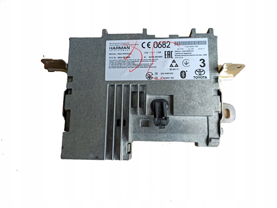 TOYOTA C-HR MODUŁ STEROWNIK BLUETOOTH NAWIGACJI