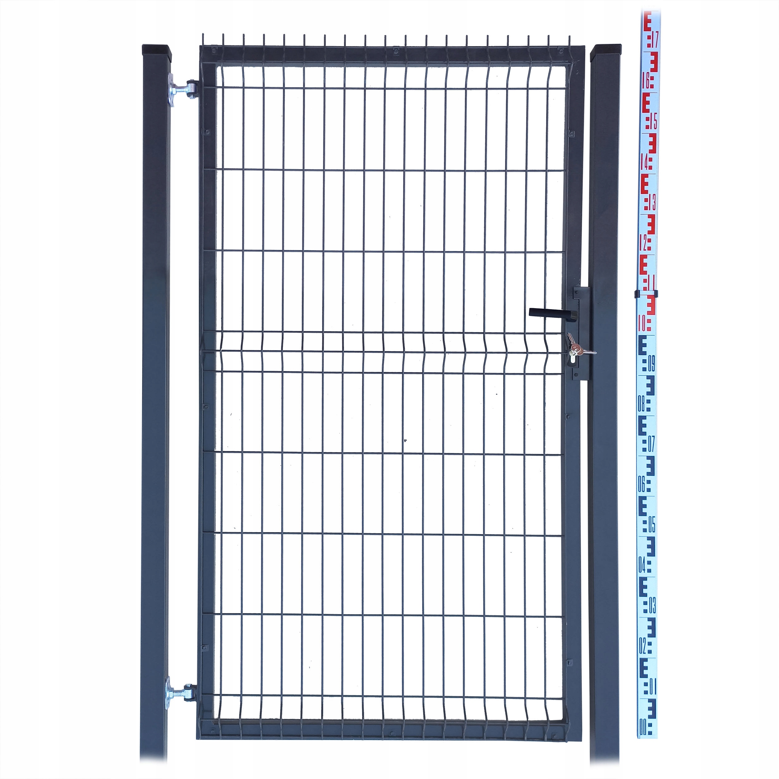 Branka 170 cm antracit grafit Panelová se dvěma Sloupky RAL7016 plotová 173