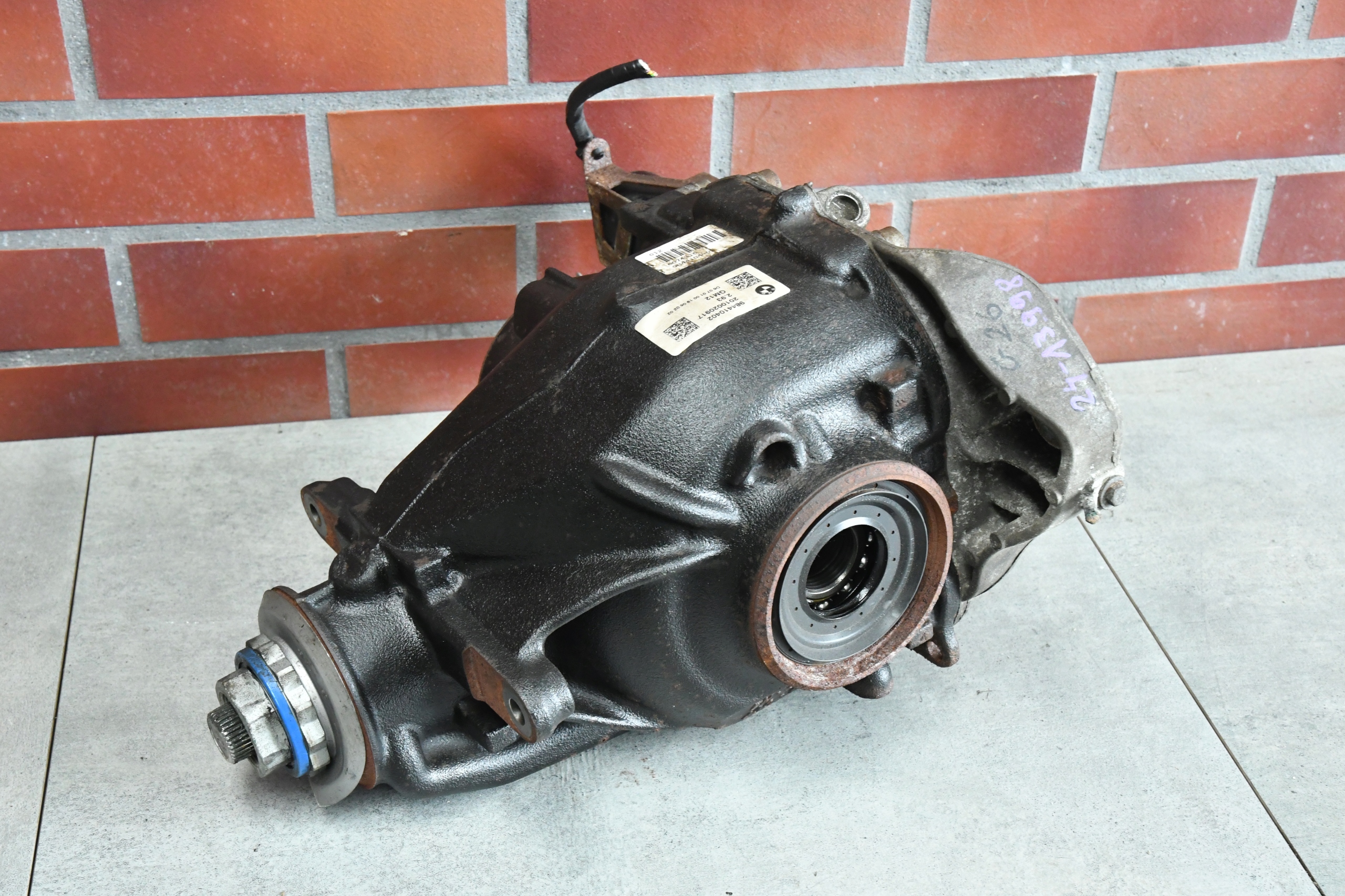 rear differential diff BMW 4 G26 9844104 3.0iX M4.0iX ALPINA B4 54437km