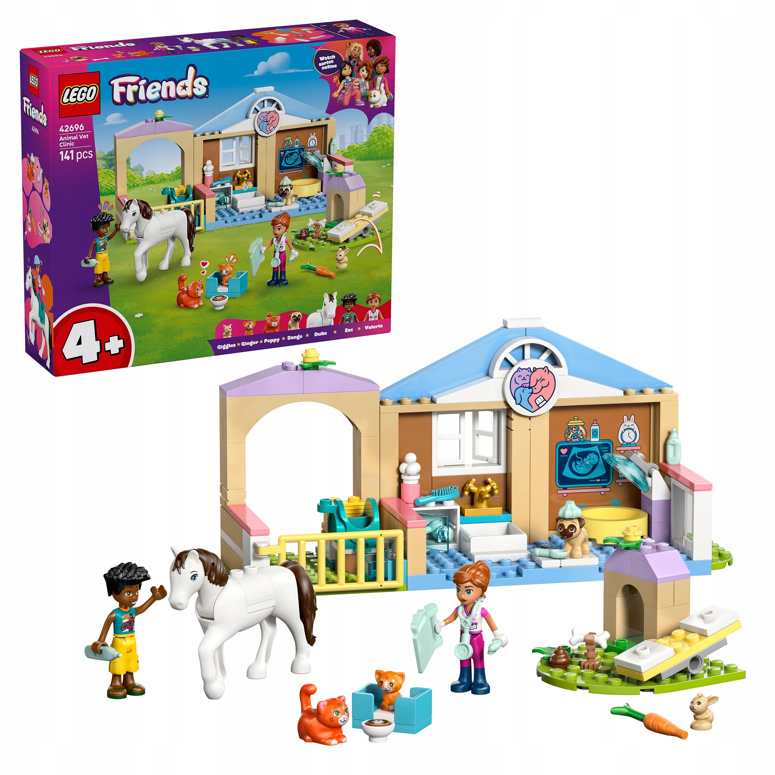 Lego Friends 42696 Veterinární klinika se zvířátky