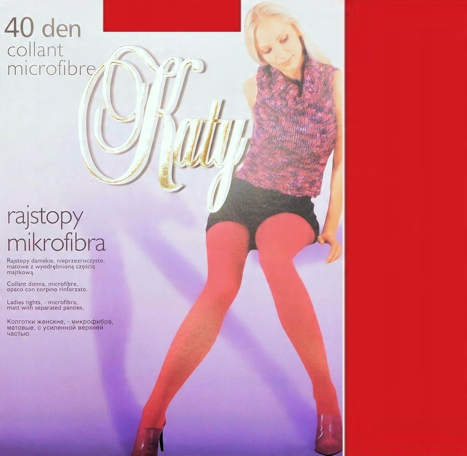

Katy Mikrofibra 40den rosso 3