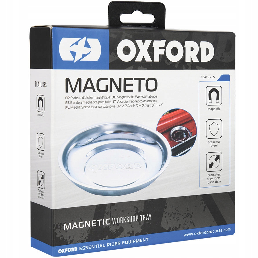 AKCESORIA WARSZTATOWE OXFORD MAGNETYCZNA TACKA MISKA WARSZTATOWA 15 CM Waga produktu z opakowaniem jednostkowym 0.5 kg