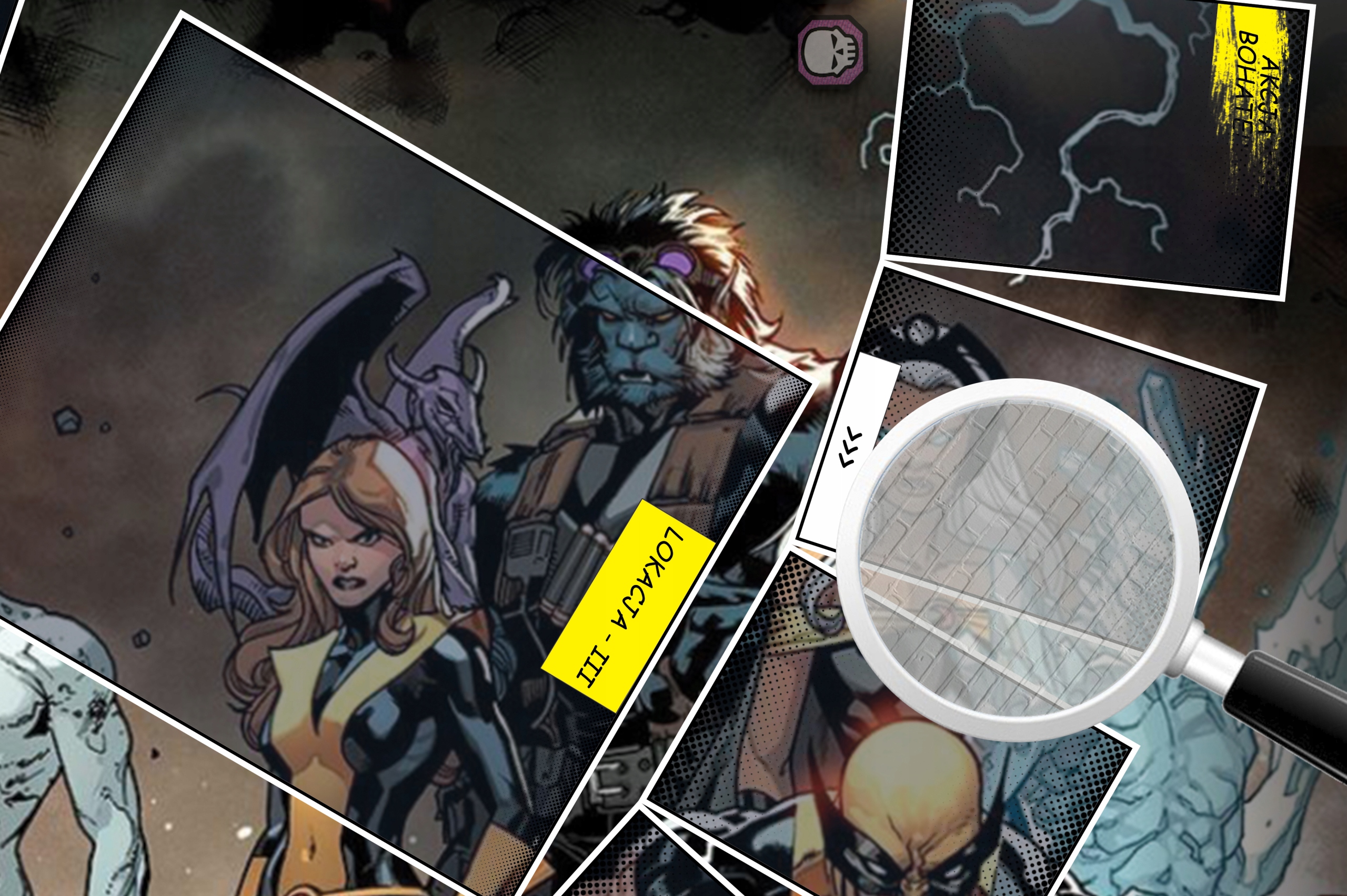 Marvel United X-men Ed. Wolverine plansza custom Rodzaj mata