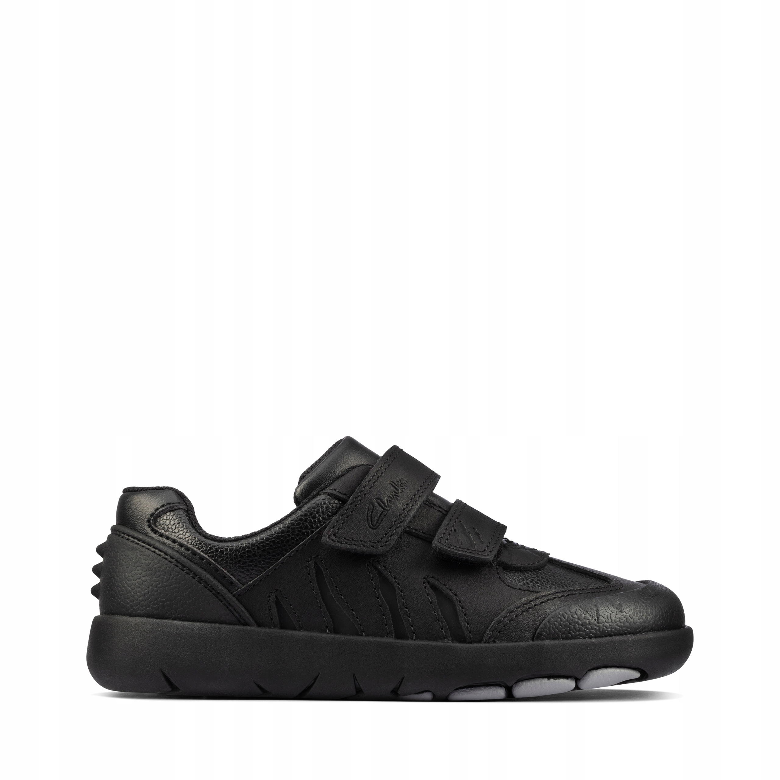 

Buty dziecięce Clarks Rex Stride czarne rzepy 28.5