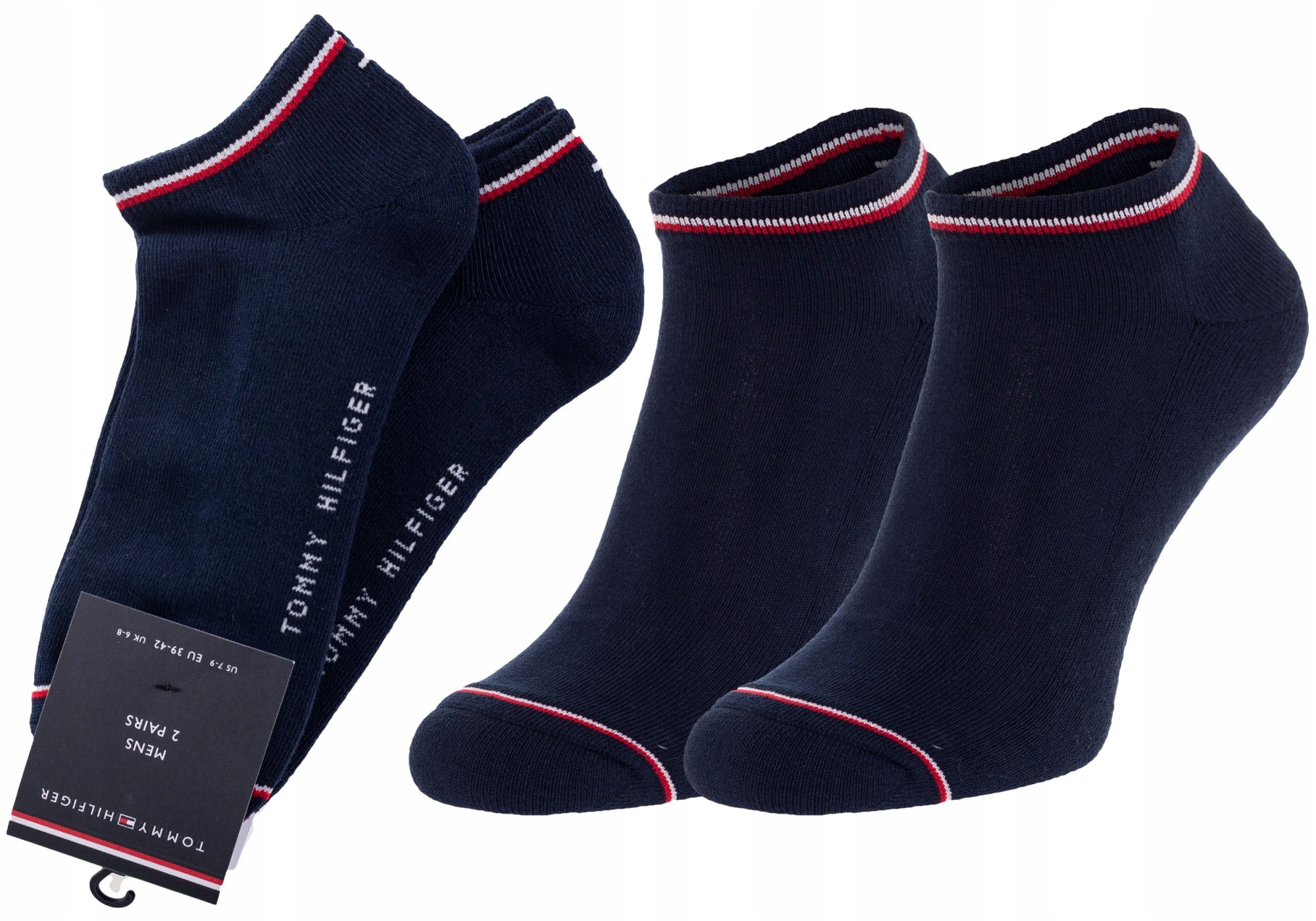 

Tommy Hilfiger Męskie Skarpetki Stopki 2P R: 39-42