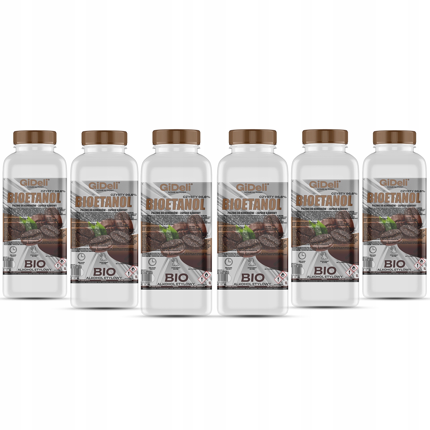 Bioetanol do krbu 6 x 1 l s vůní kávy, biopalivo
