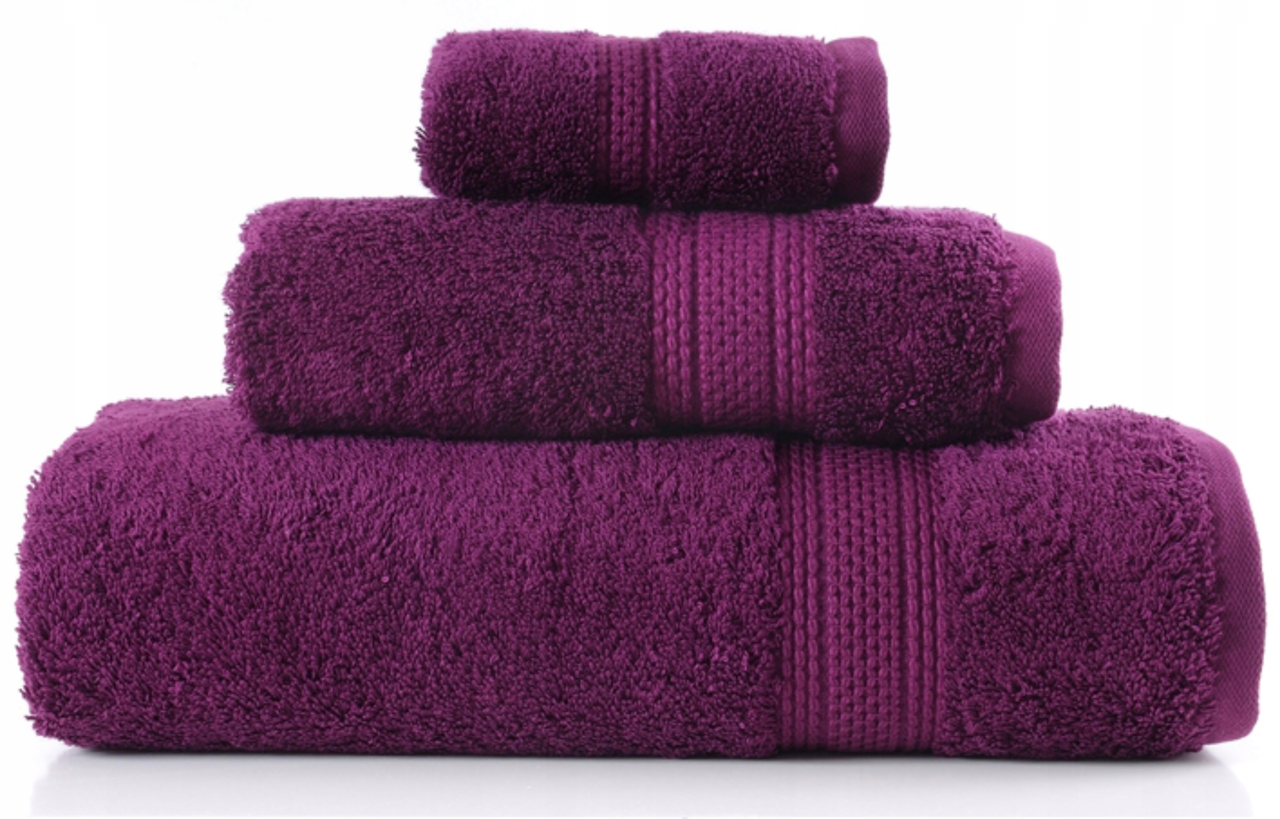 

Greno Gruby Ręcznik Egyptian Cotton śliwka 30x50