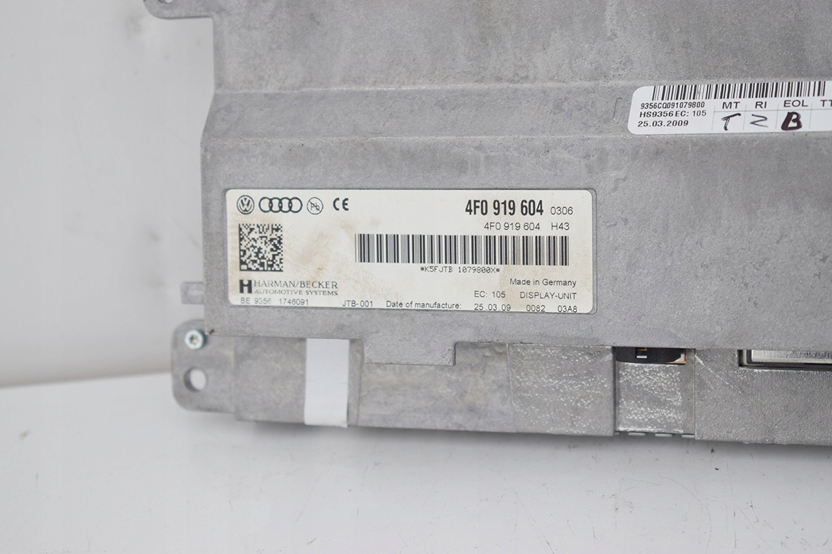 EKRAN display AUDI MMI A4 A5 A6 4F0919604