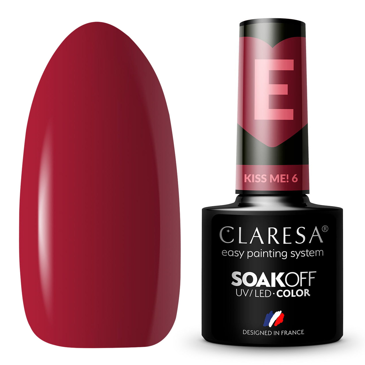 

Claresa Deep Czerwień Lakier Hybrydowy Kiss Me! 6