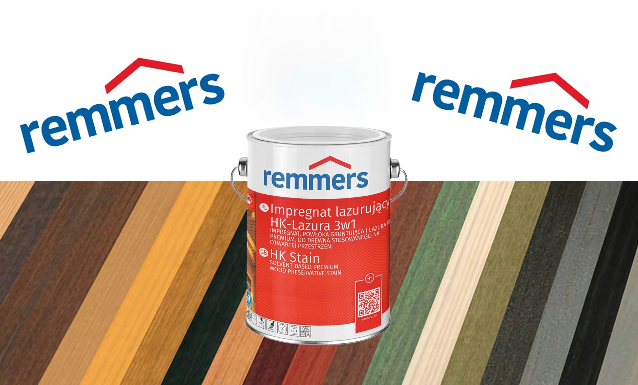 REMMERS HK-LASUR LAZURA ELEWACJI 10L PINIA/MODRZEW Przeznaczenie do drewna