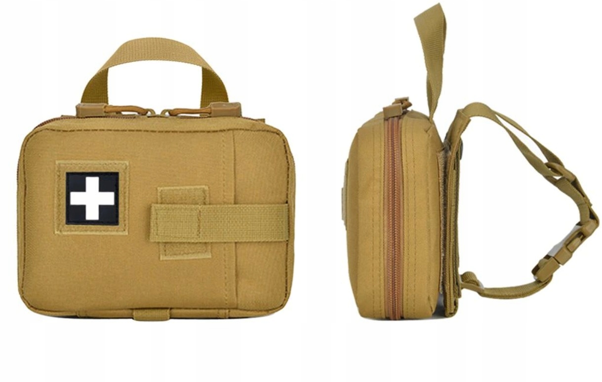 Taktyczna Apteczka Saszetka ratunkowa bojowa IFAK Kolor khaki