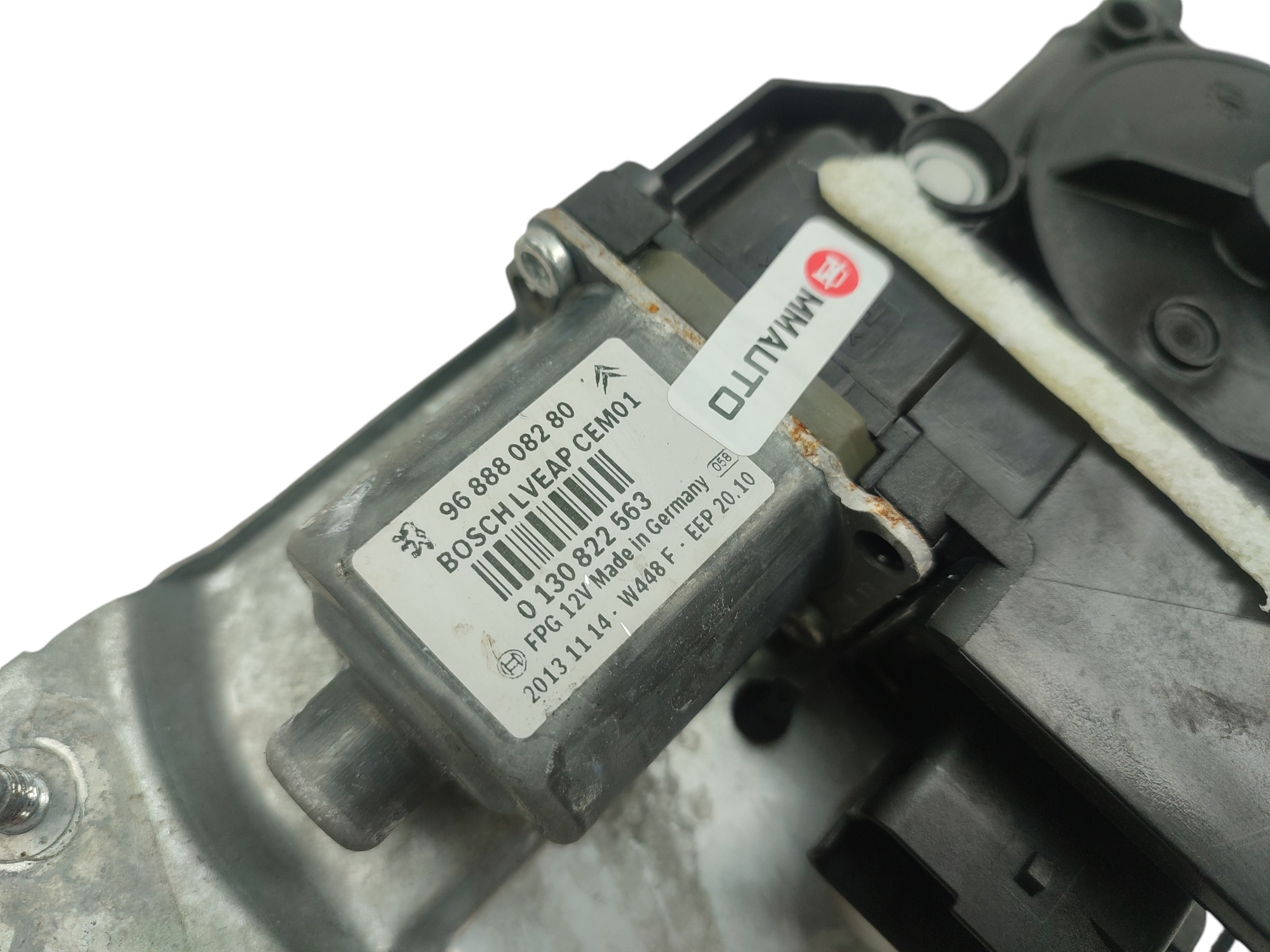 PODNOŚNIK MECHANIZM SZYBY LEWY PRZÓD PEUGEOT 508 I (2010-2018) 9688808280 Producent części Citroen OE