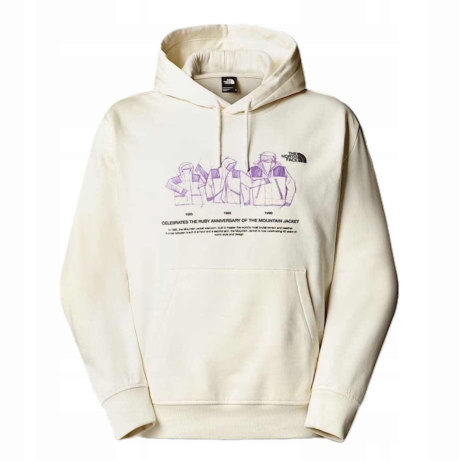 Mikina Unisex The North Face White Dune Velikost L