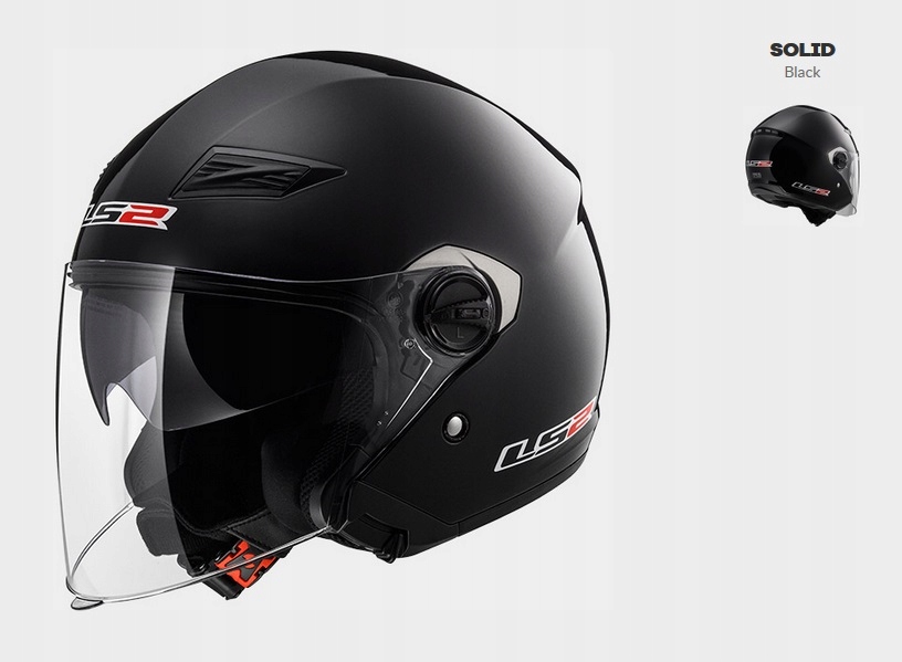 KASK atv motocykl LS2 OF569 TRACK MATT BLACK XXL Typ Otwarte / Jet