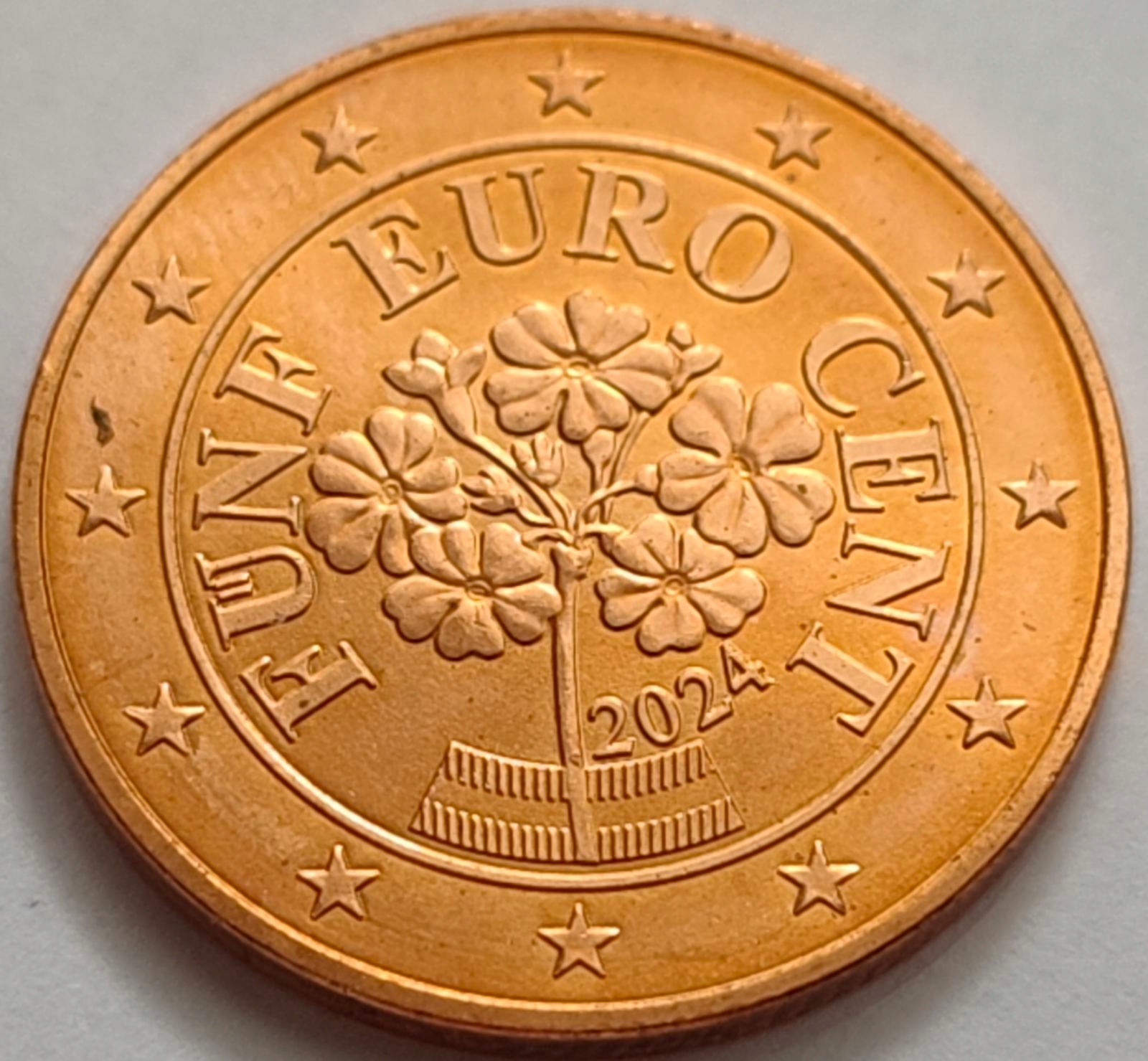 4400 - Austria 5 eurocentów, 2024