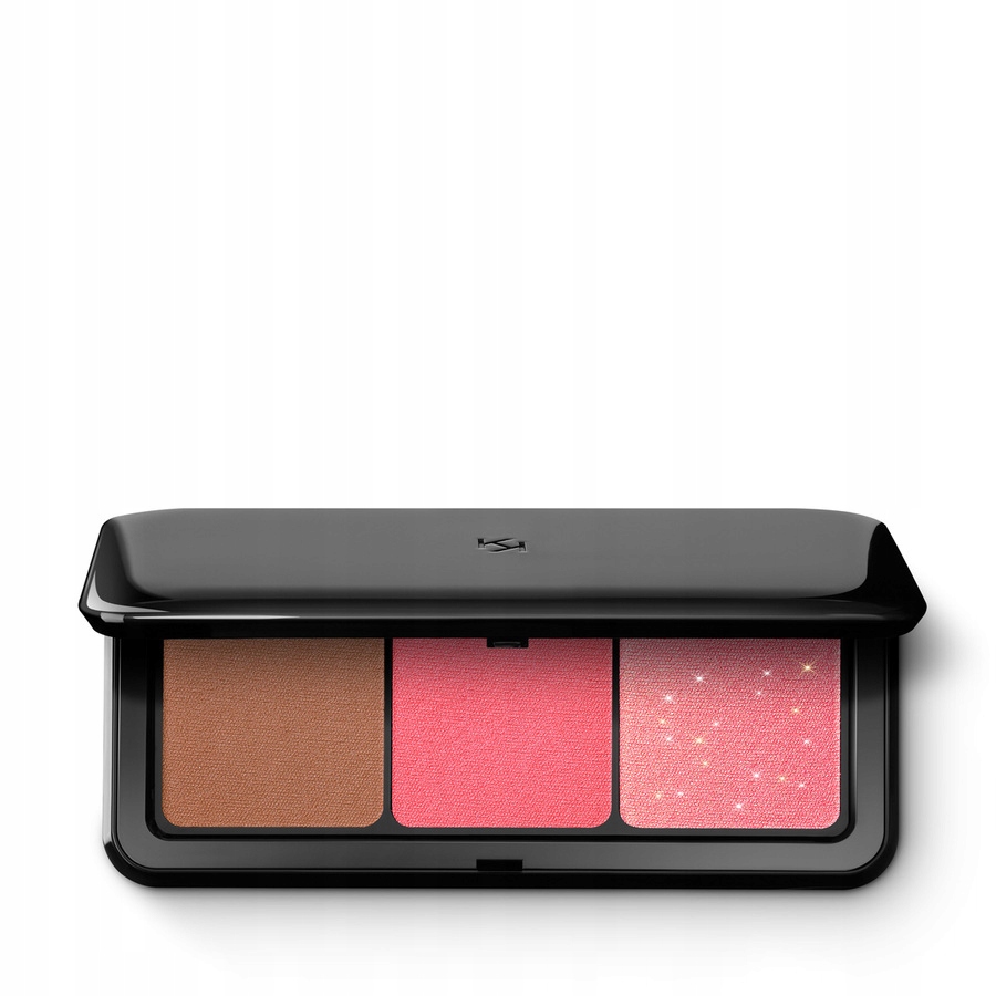 Paleta Puder Bronzer Róż Do Twarzy Kiko Milano Multi Finish Trio