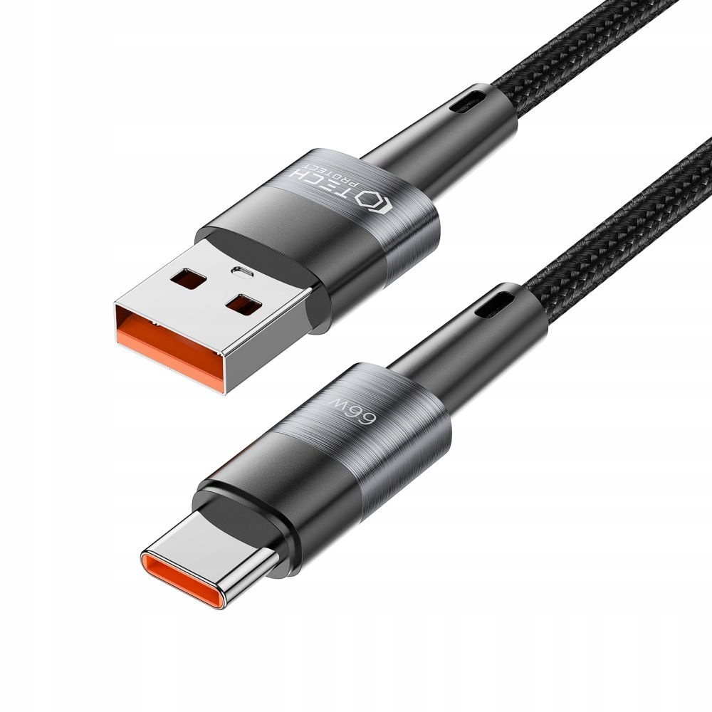 KRÓTKI KABEL USB-A TYPE-C 25CM DO - ANDROID AUTO Marka Tech-protect