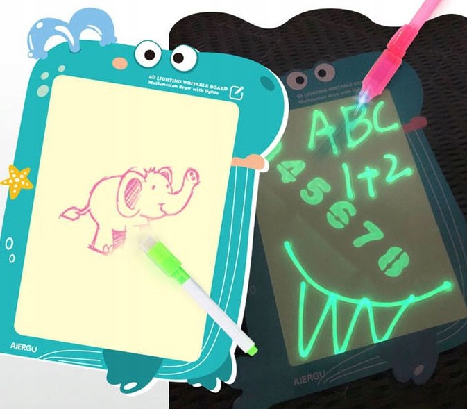 Projektor RZUTNIK + TABLICA do malowania ŚWIATŁEM Płeć chłopcy dziewczynki